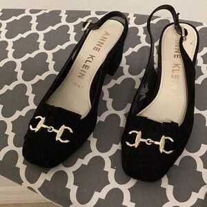 Anne Klein Black Elegant Heels